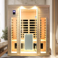 Low EMF Three person Far infrared sauna room