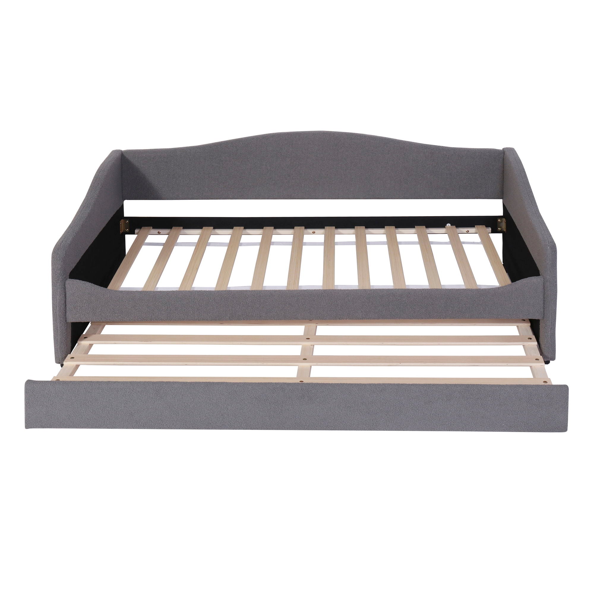 Design Upholstered Daybed With Light and Trundle