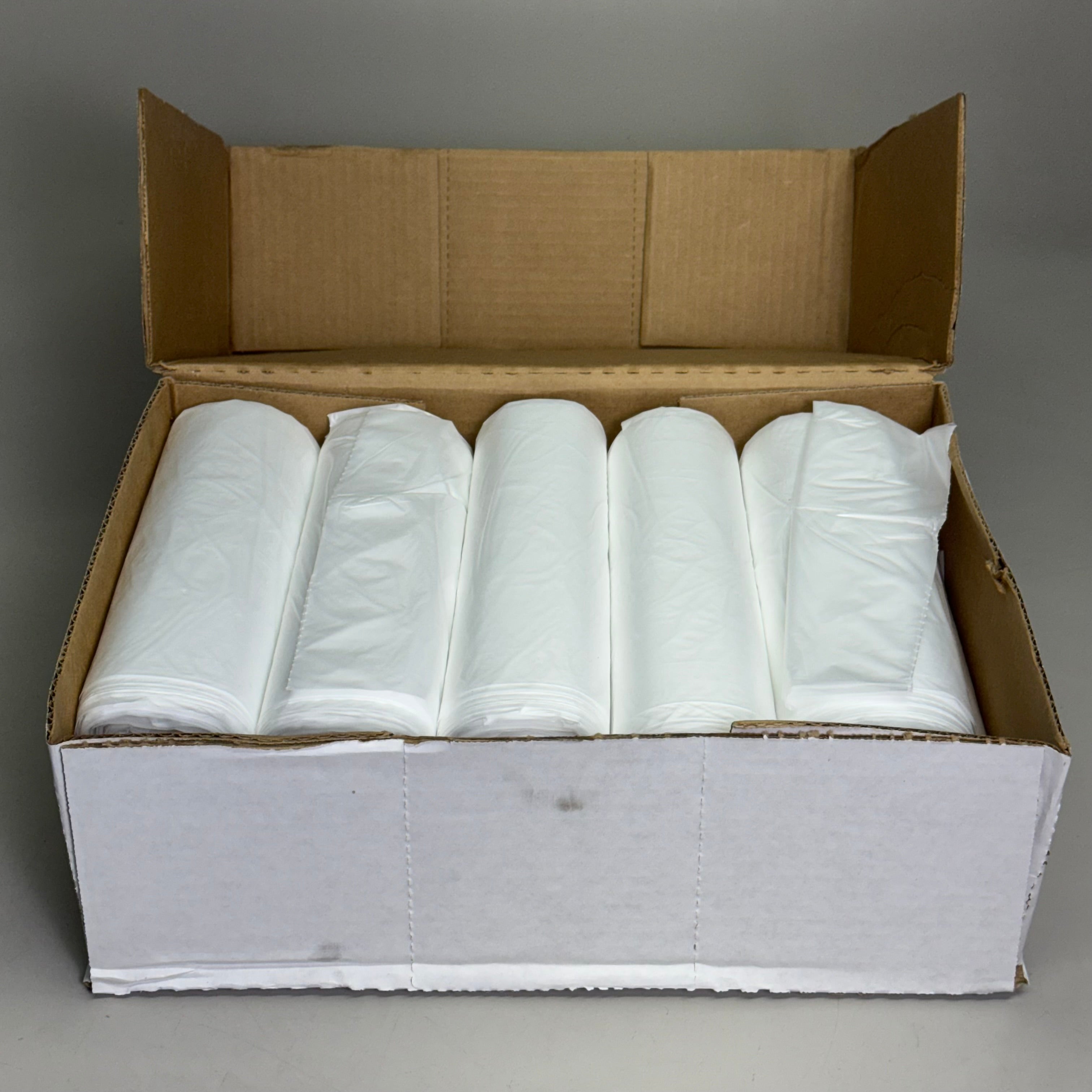 GRAINGER (10 Rolls of 15 Bags) Trash Bags Capacity 227L Sz 38” x 60” 4CU29