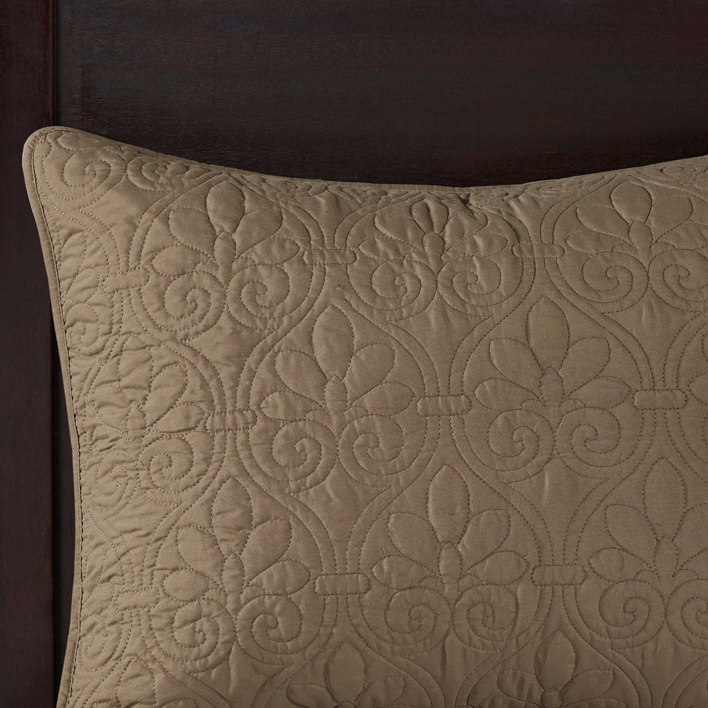 Reversible Quilt Set Mocha Full/Queen