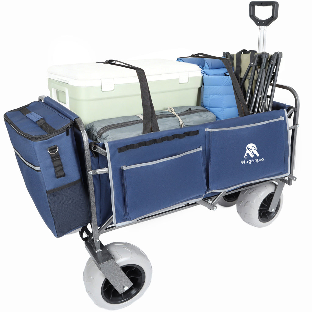 Beach Wagon with Big Wheels for Sand 500lbs Capacity
