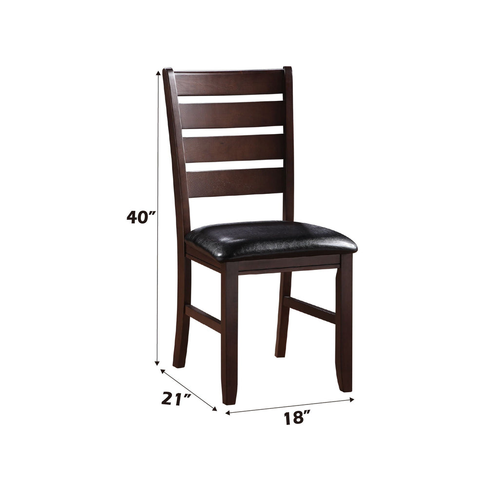 Urbana Synthetic Leather Side Chair (Set of 2)
