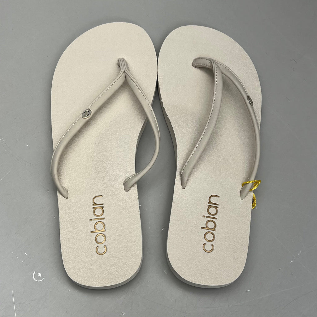 COBIAN Nia's Bounce Synthetic Leather Sandals Women's Sz 6, EU 35.5 Cream NIA25-110-6