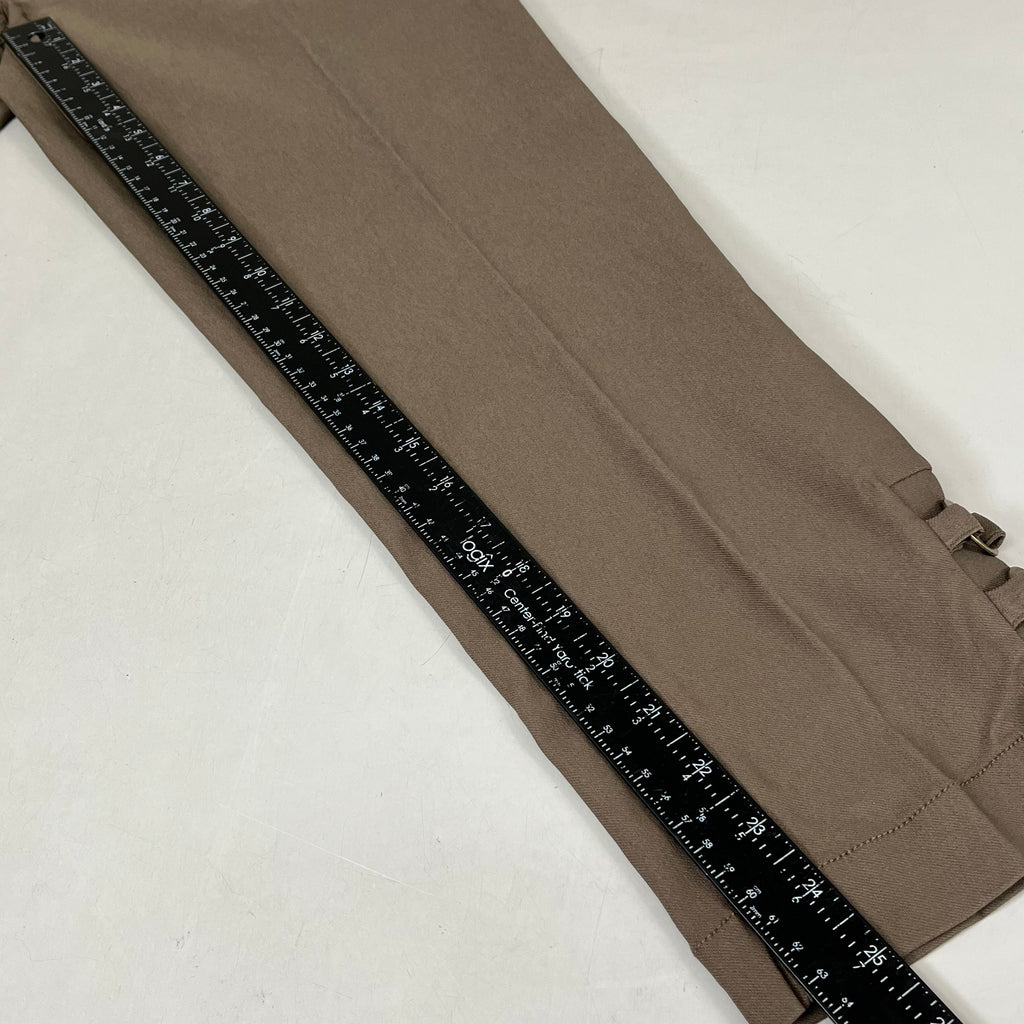 MULTIPLES Ankle Pants Petite Women's Sz 10P Truffle M33709PP