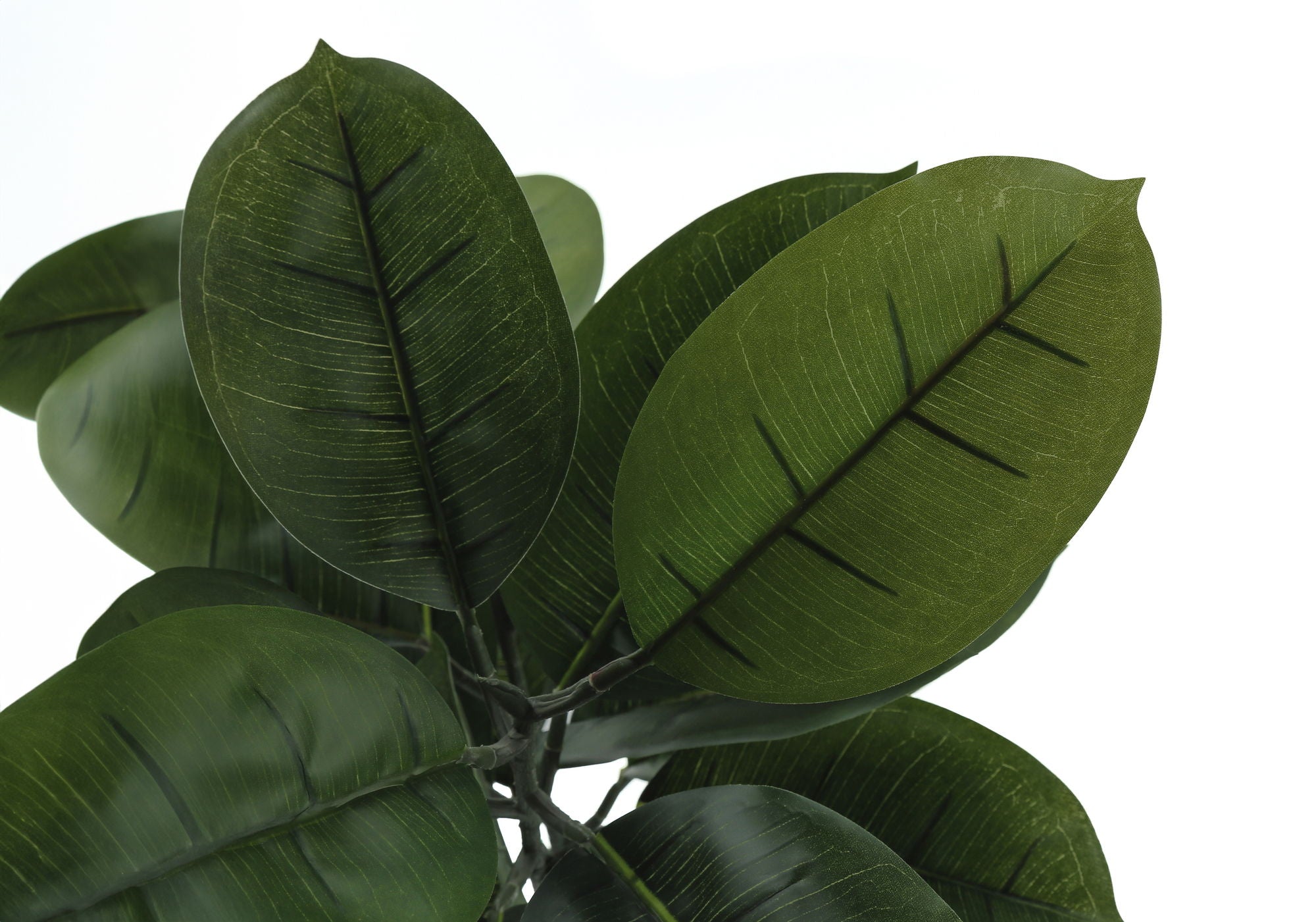 52" Tall Artificial Rubber Tree Plant - Indoor Faux Greenery