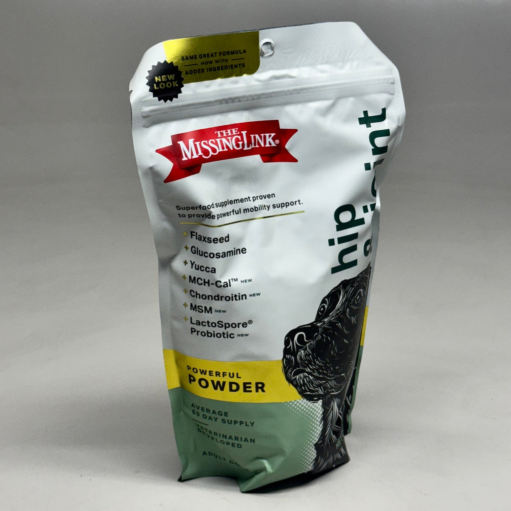 THE MISSING LINK (10 PACK, 1 lb EACH) Hip & Joint Powder Dog Supplement BB 11/25