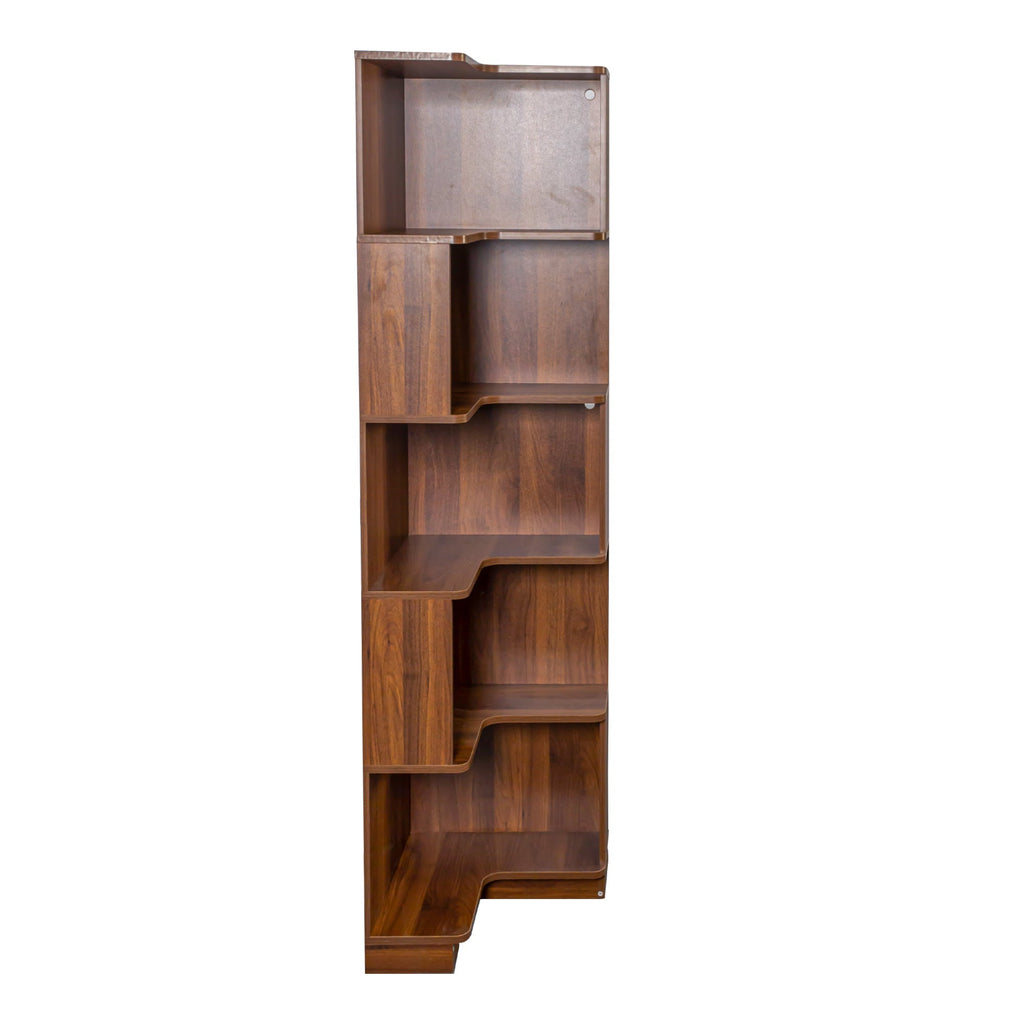 Corner Book Shelf - 5 Tier Corner Bookshelf
