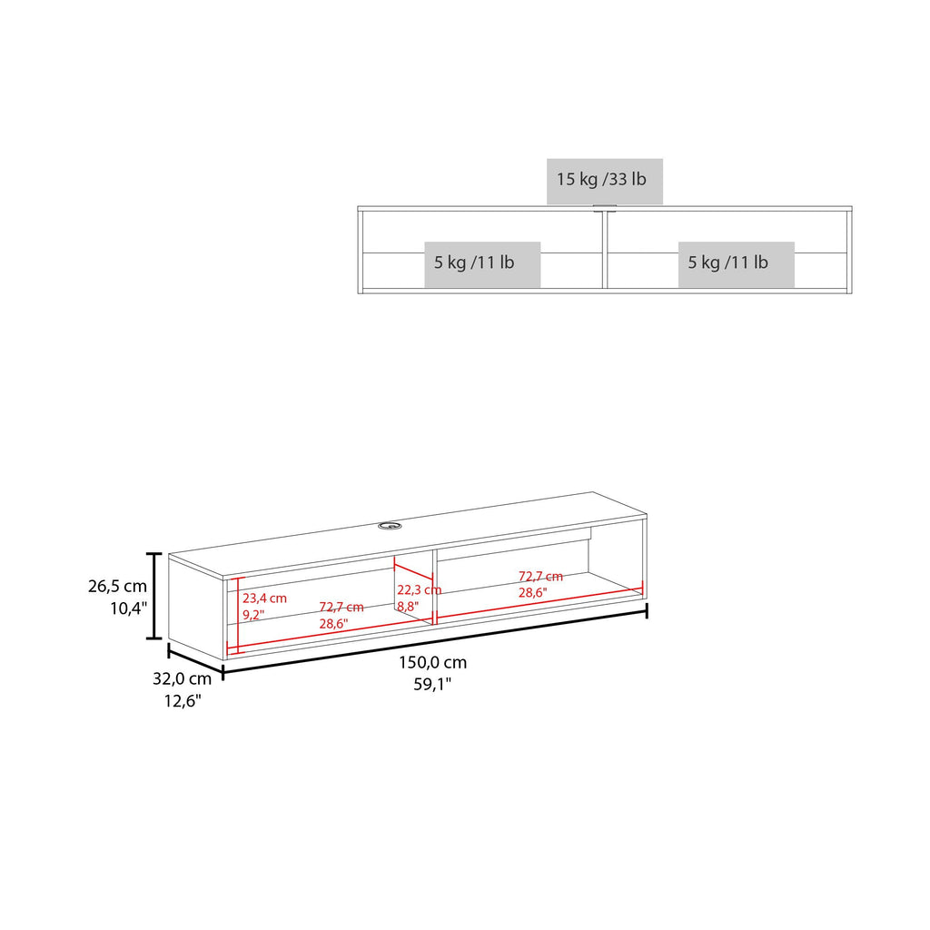 Moore Floating TV Stand