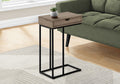 Accent Table, C-Shaped Contemporary & Modern Versatile Design