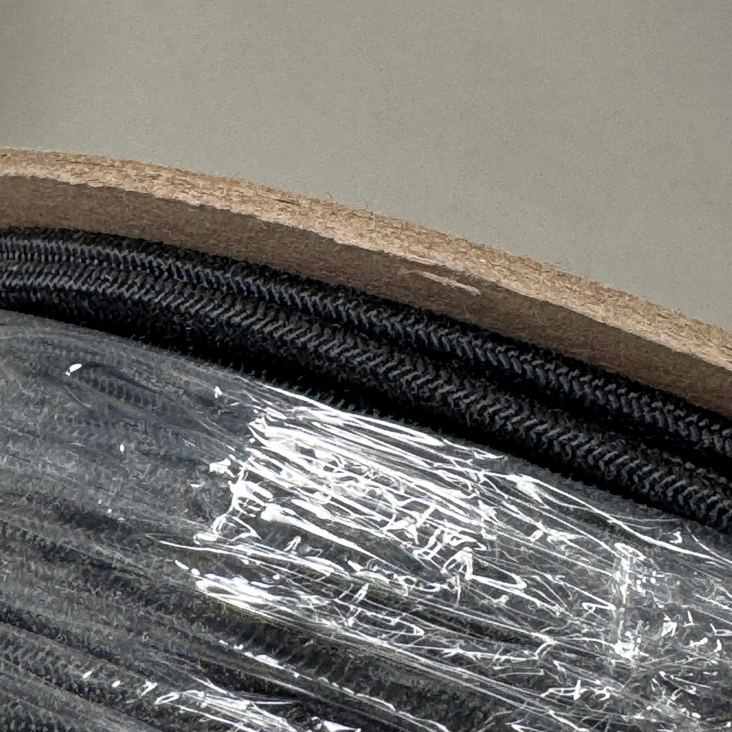 CWC (2 PACK) Rubber Shock Cord Filament Rubber - 1/8" x 250' Black 162002