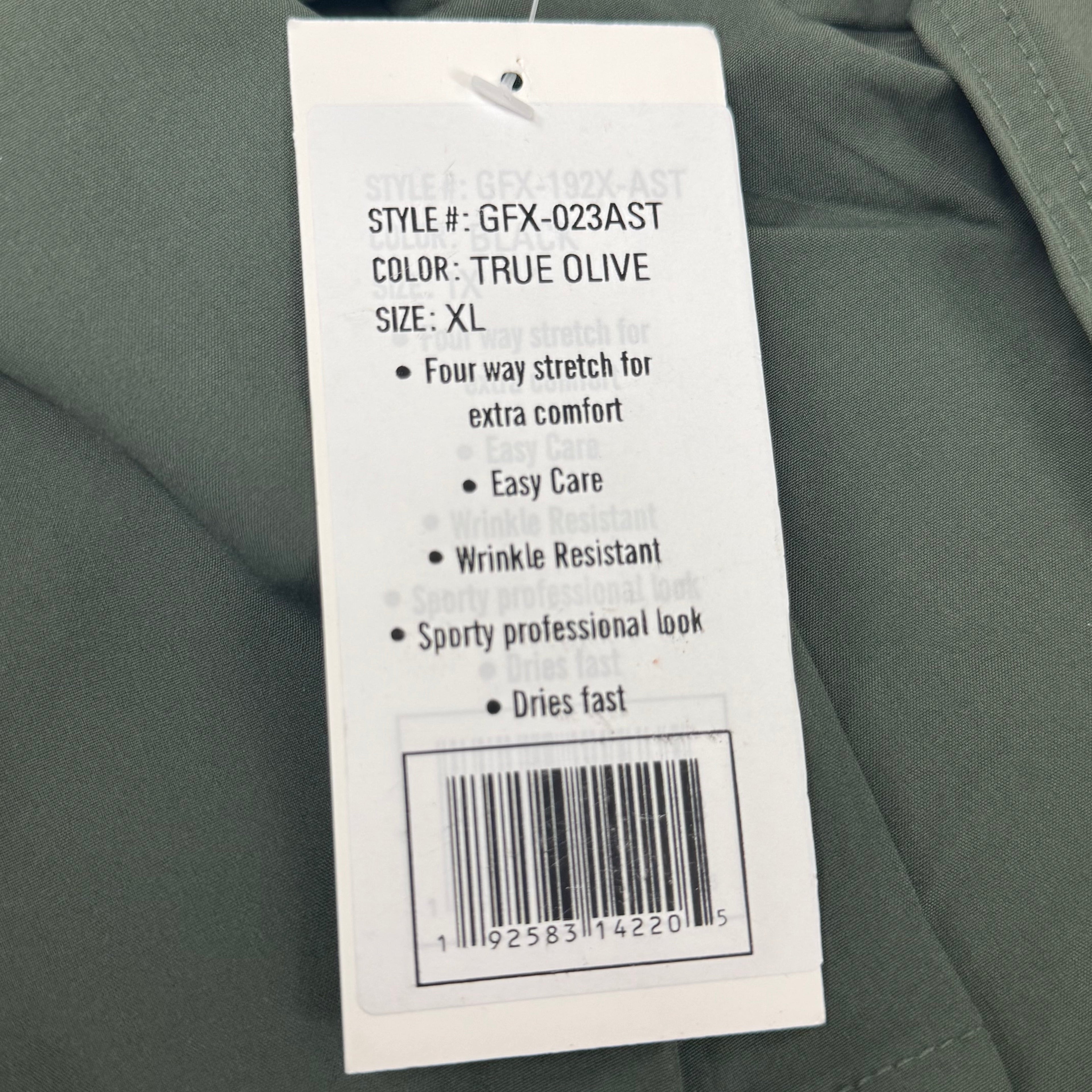 GREEN TOWN 4 Flex Scrubs Jumpsuit Cinch In Waist Women's Sz XL Olive GFX-023AST