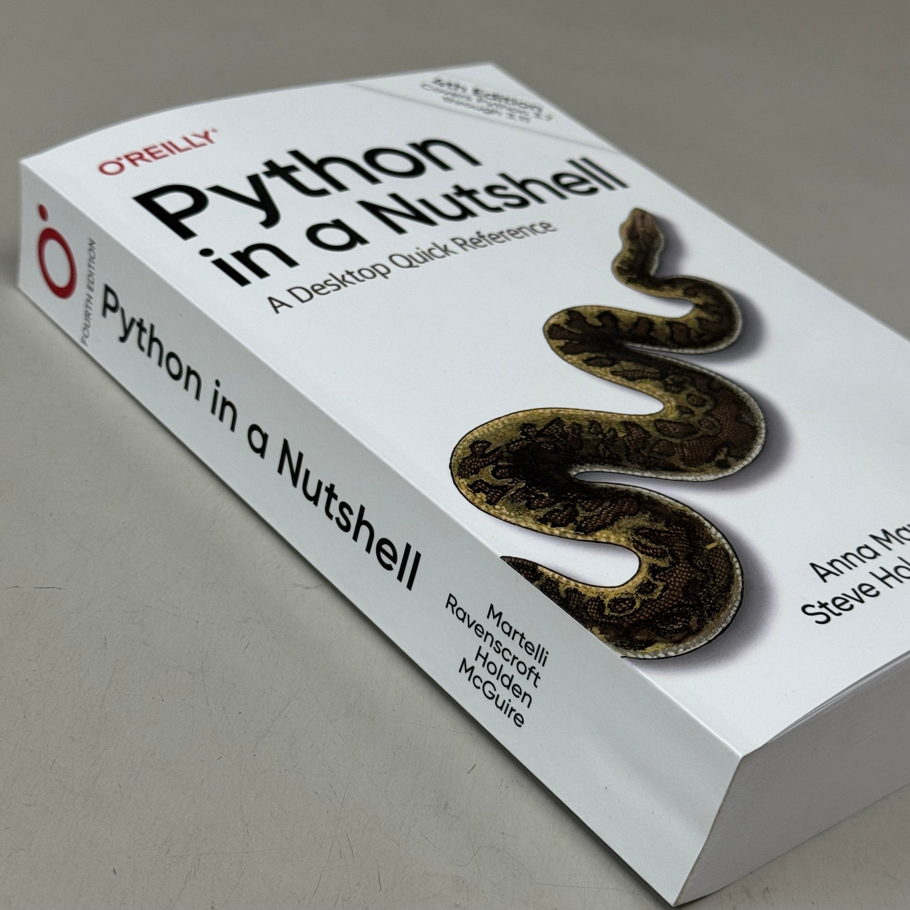 PYTHON IN A NUTSHELL A DESKTOP QUICK REFERENCE By Alex Martelli & Others Book 735 Pages