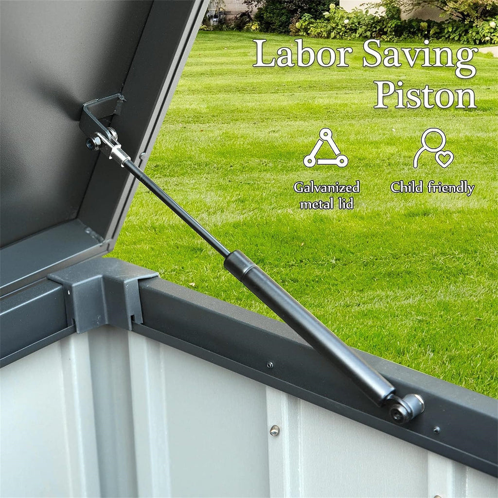 150 Gallon Outdoor Storage Deck Box Waterproof