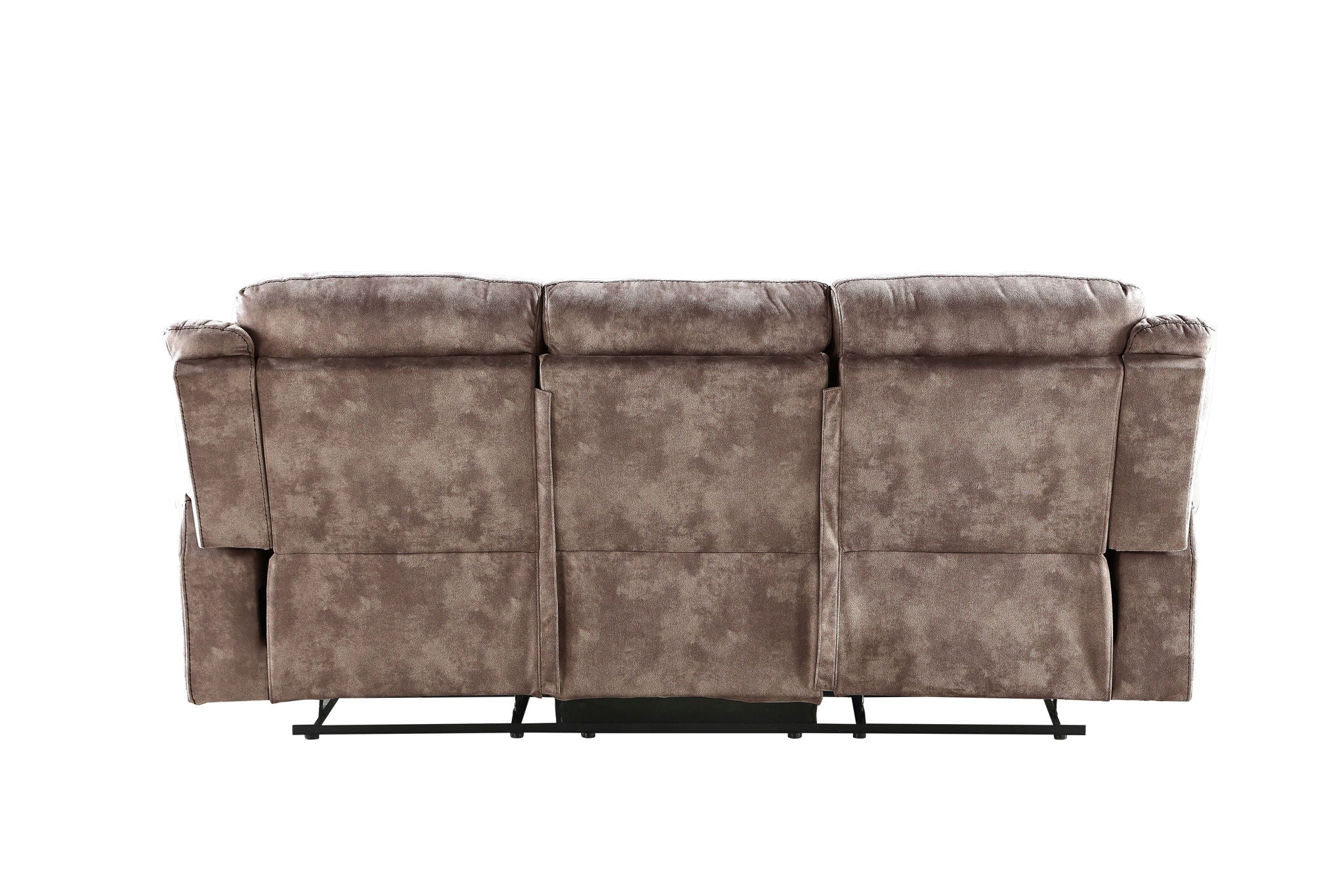 Zubaida Two Tone Recliner Sofa with USB Port and Drop Down Table