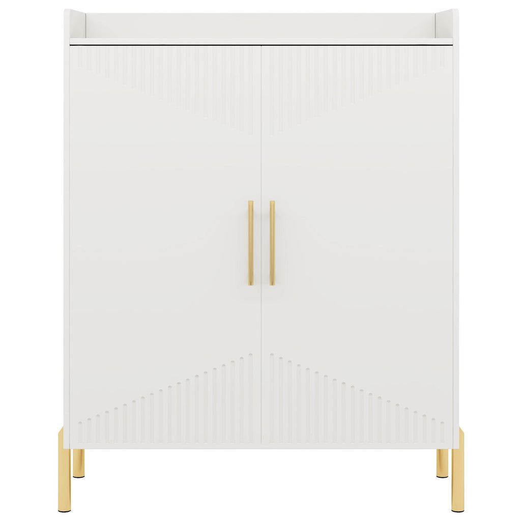 6 Tier Entryway Shoe Cabinet With Doors