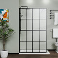 Shower Screen Walk In Wet Room - Black