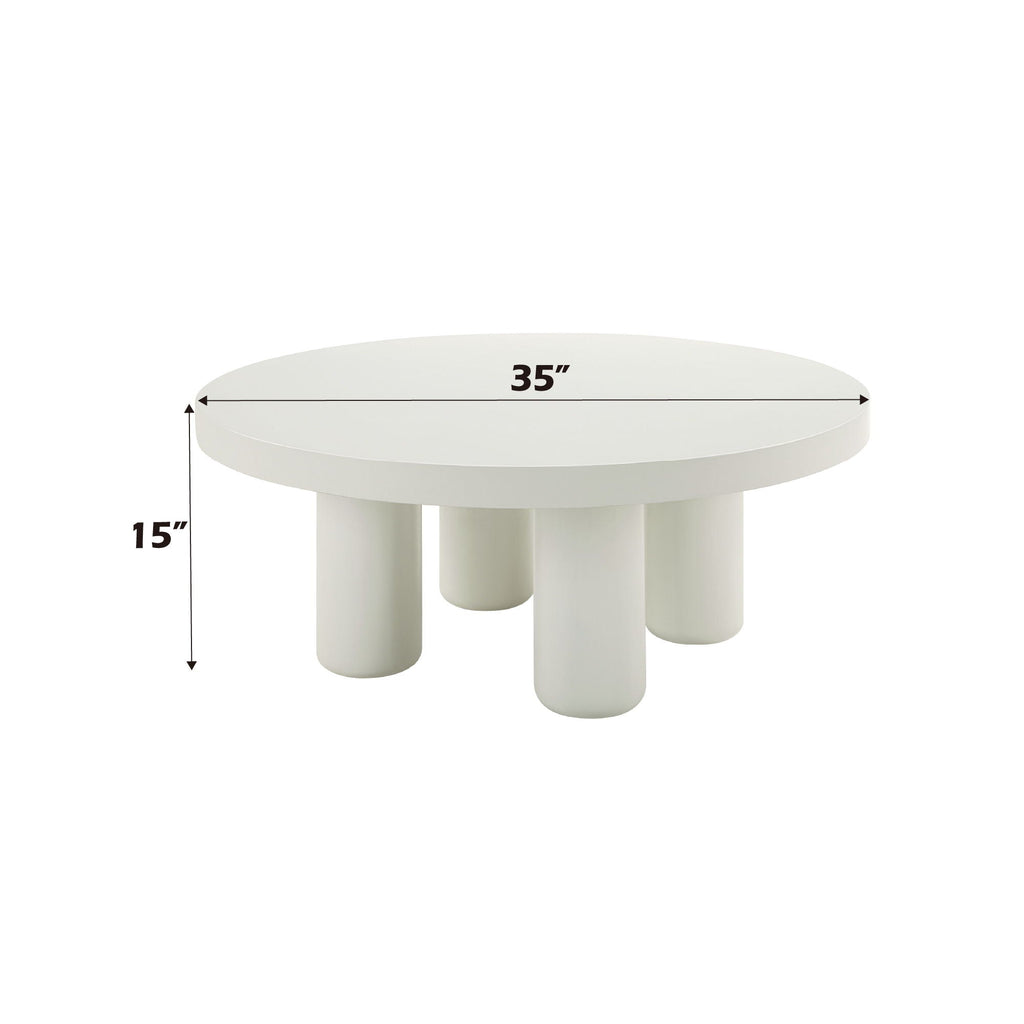 Loanna White Coffee Table