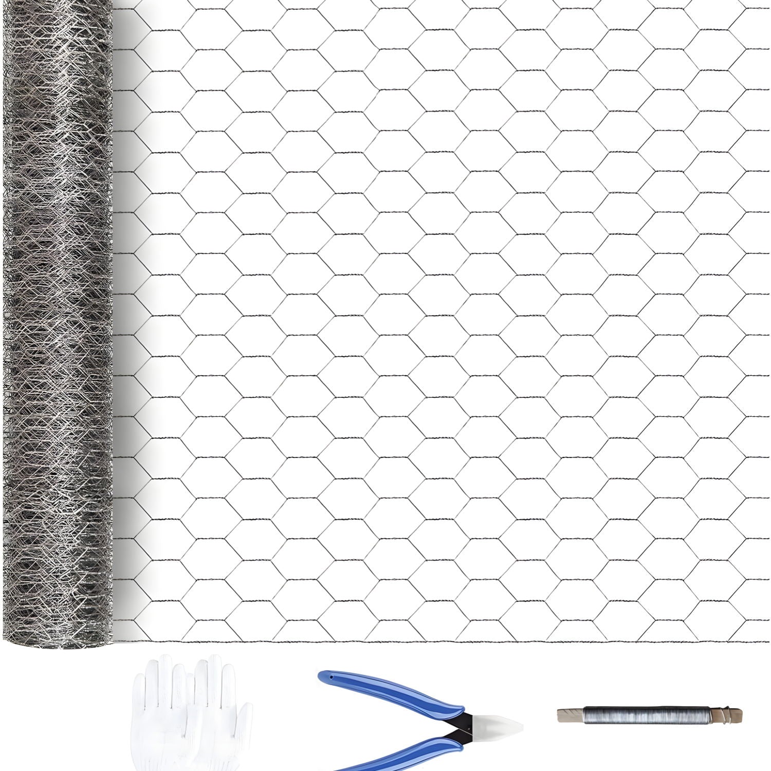 Galvanized Metal Hexagonal Mesh Fence for Garden Protection
