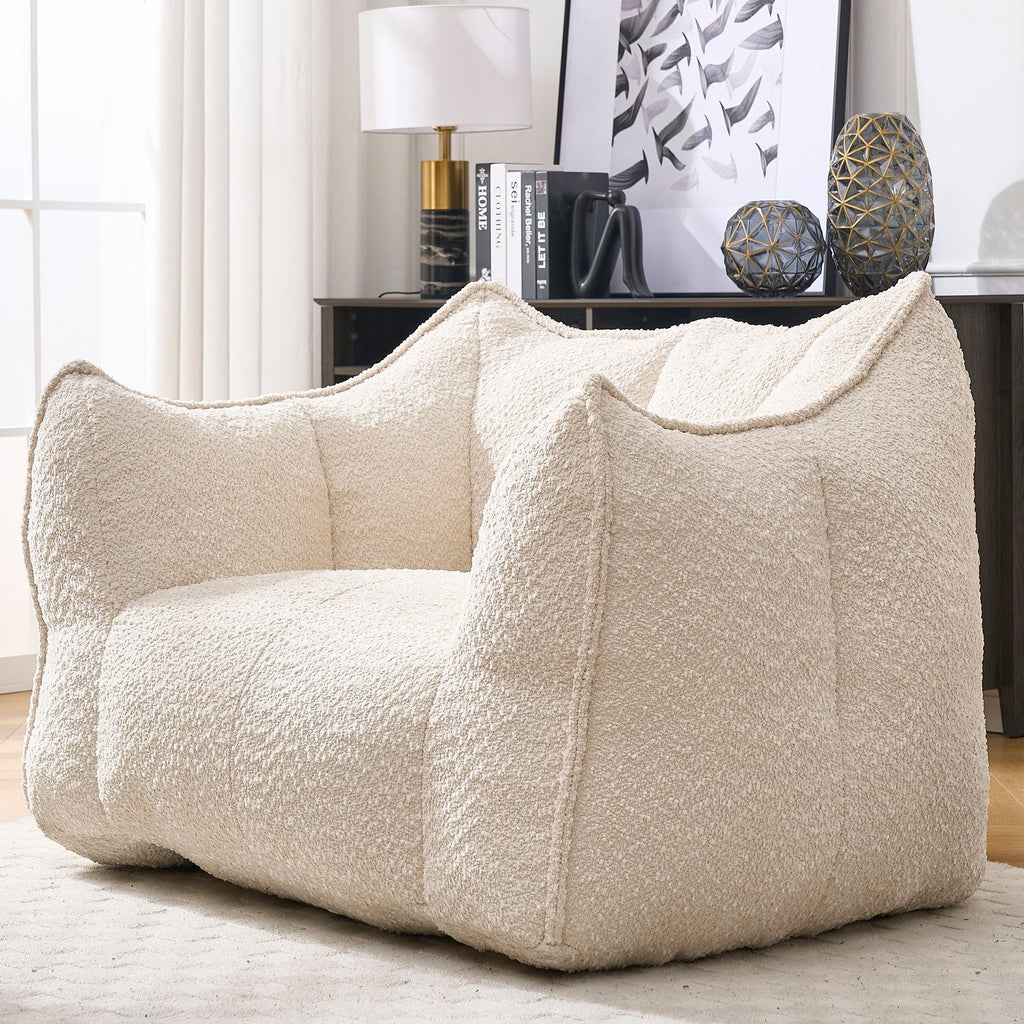Comfortable Chenille Sofa Chairs With Highly Resilient Foam