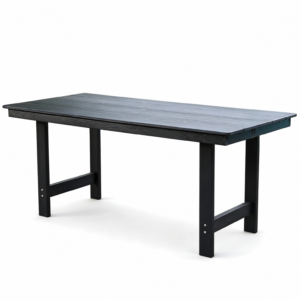 HDPE Outdoor Patio Dining Set - Table and Four Chairs