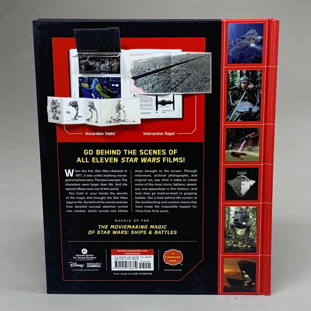 ABRAMS Landry Walker The Moviemaking Magic Of Star Wars: Ships & Battles 144 Pages