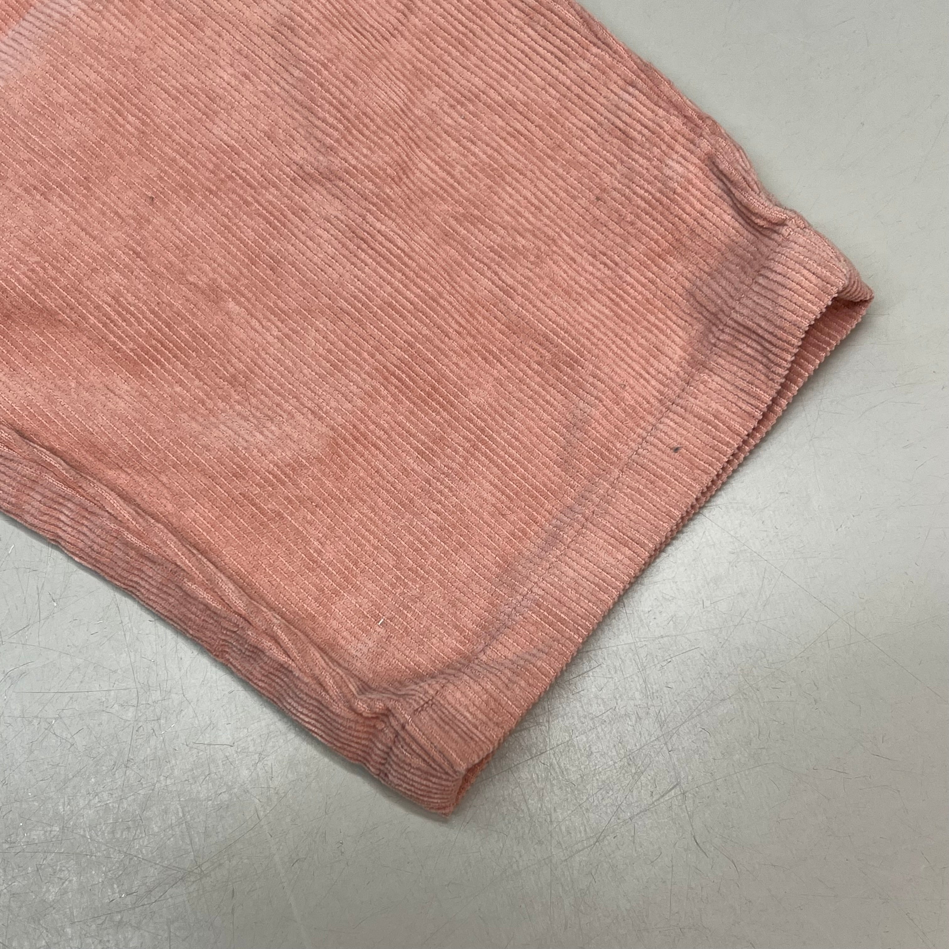 REUME CALIFORNIA Corduroy Tapered Pants Women's Sz S Dusty Pink (Pre-Owned)