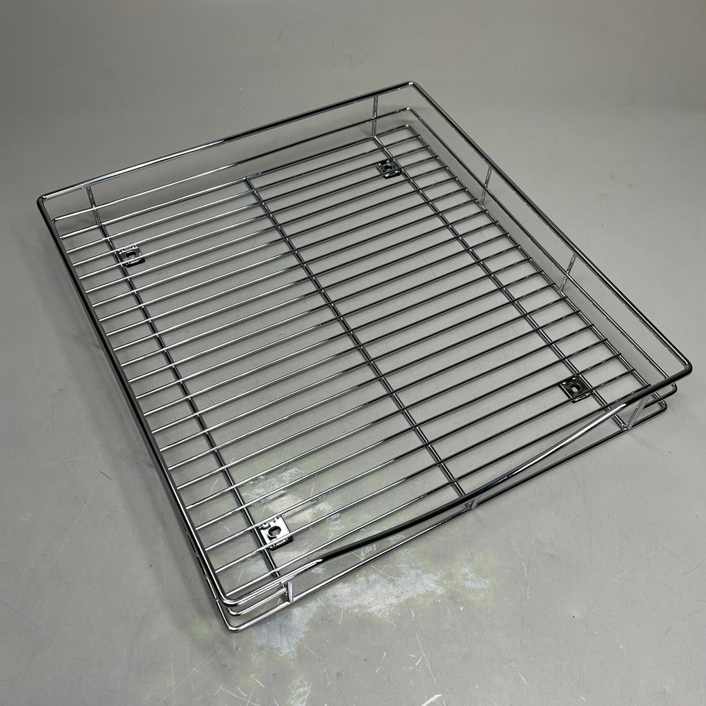 LYNK Easy Mount Professional Roll Out Cabinet Organizer 17"x18" Chrome 401718WB