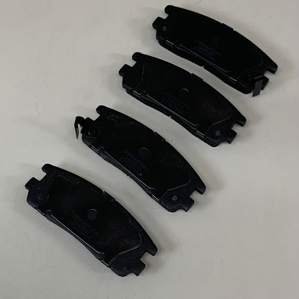 WEAREVER Rear Disc Brake Pad Set Compatible W/ 126 Vehicles NAD580
