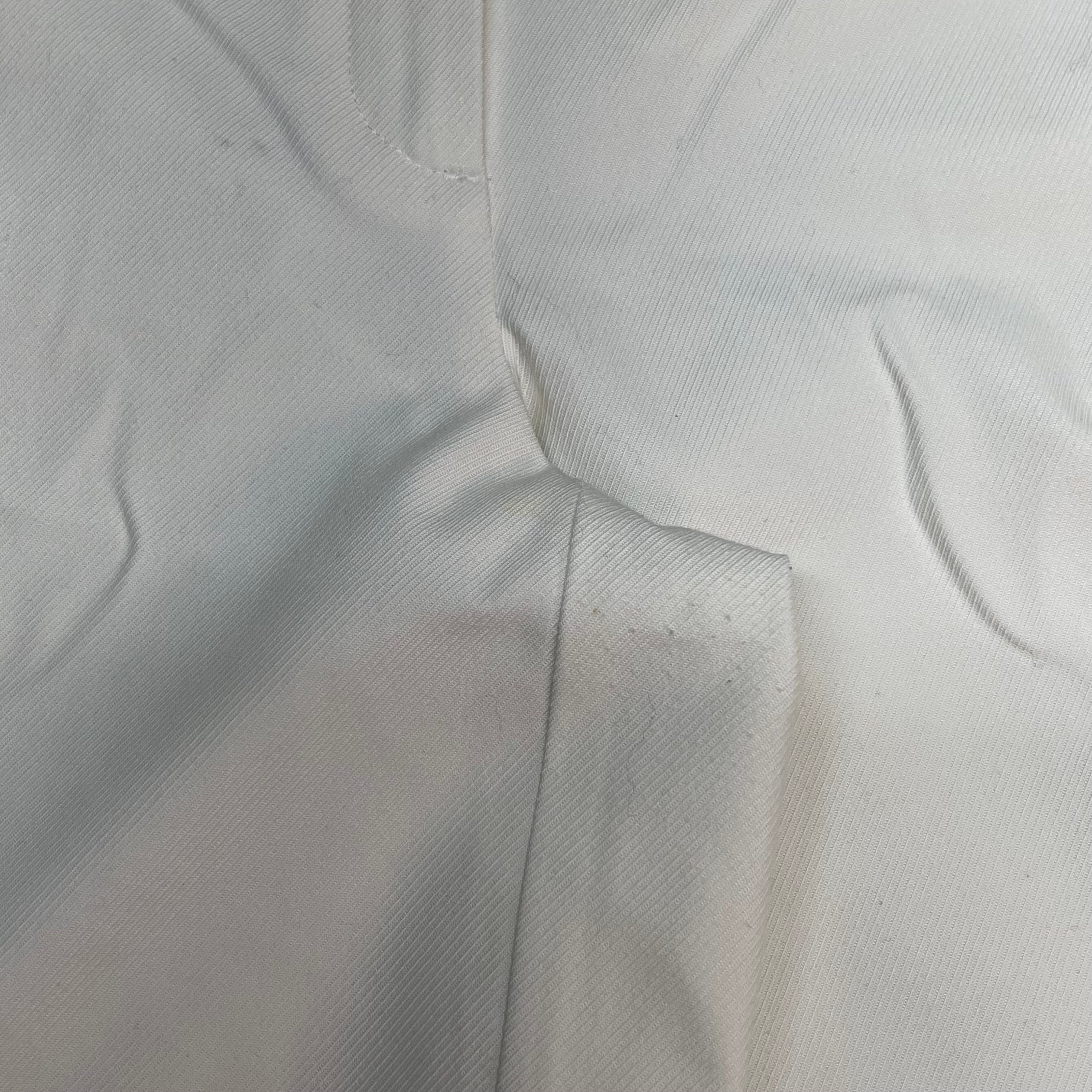 CHICOS Lightweight Straight Wide Leg Pants Women's Sz 0.5 White/Crème