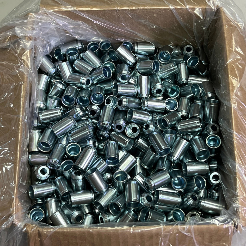 1 Box of Metal Fasteners Approx 1" L, Silver