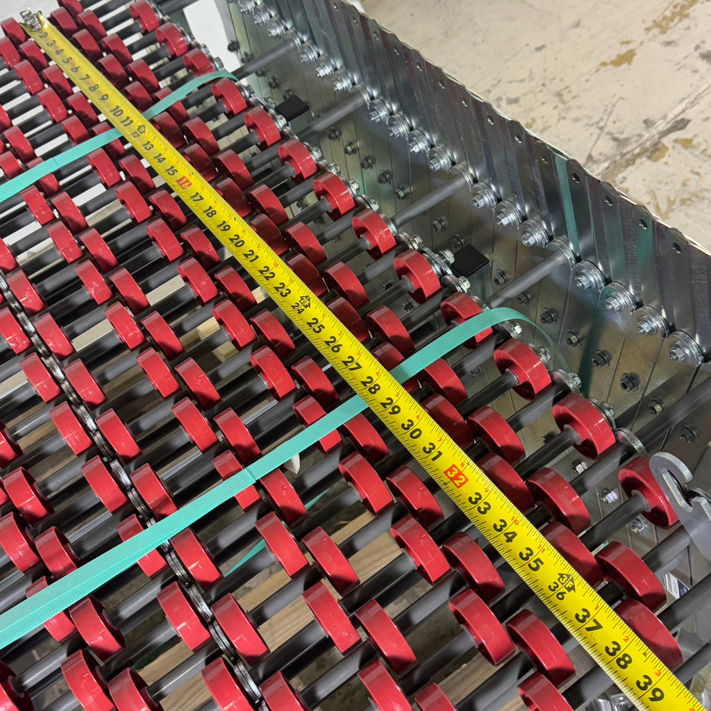 FMH CONVEYORS Flexible Gravity Skate Wheel Conveyor Sz 30” H 0333481