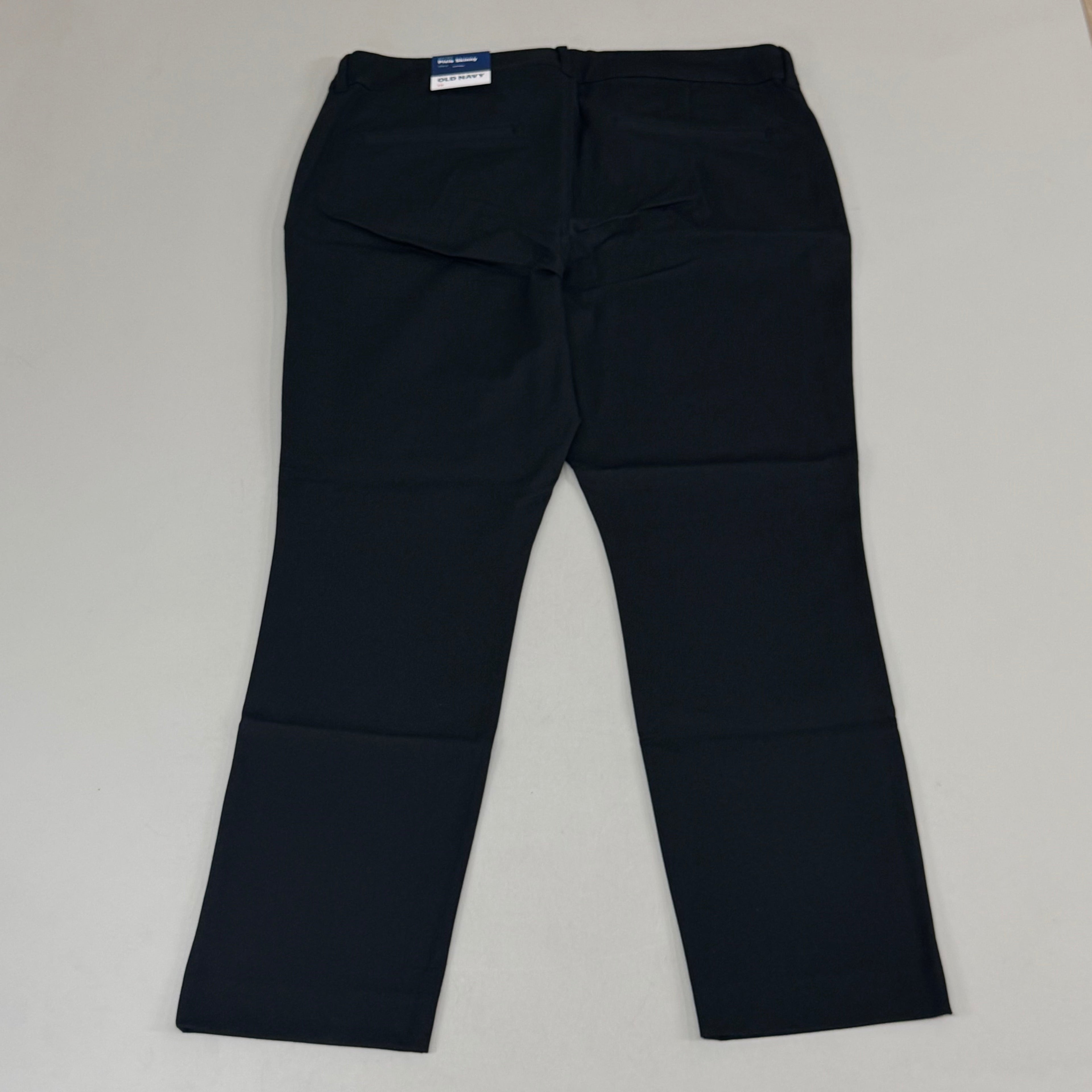 OLD NAVY High Waisted Pixie Skinny Ankle Pants Women's Sz 14 Black 3139011958