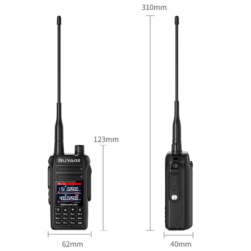 RUYAGE UV5D IP67 Waterproof Dual Band Walkie Talkie
