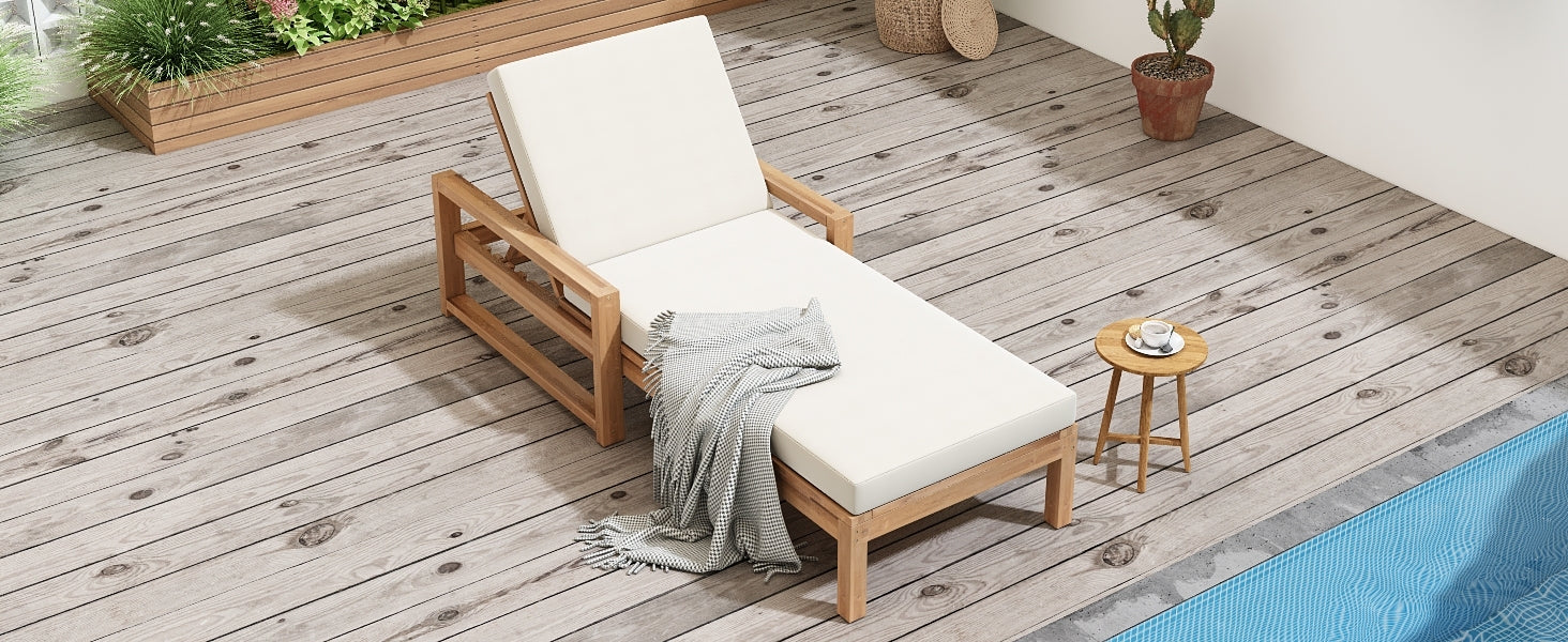 TREXM Outdoor Lounge Chairs Set of 2