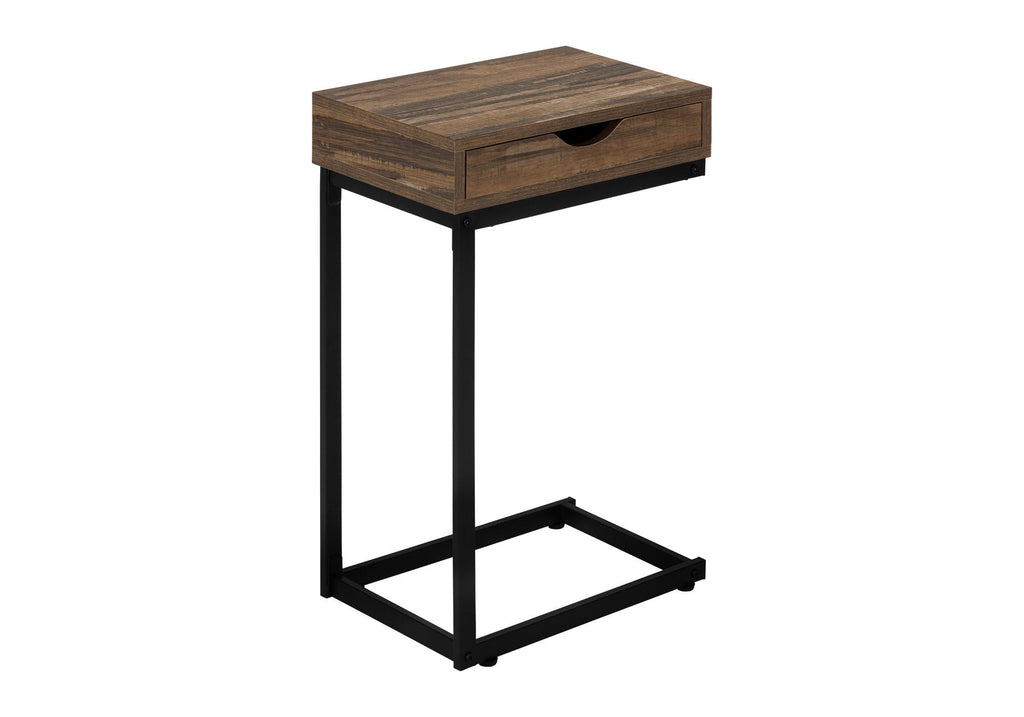 Accent Table, C - Shaped Contemporary Elegant Design
