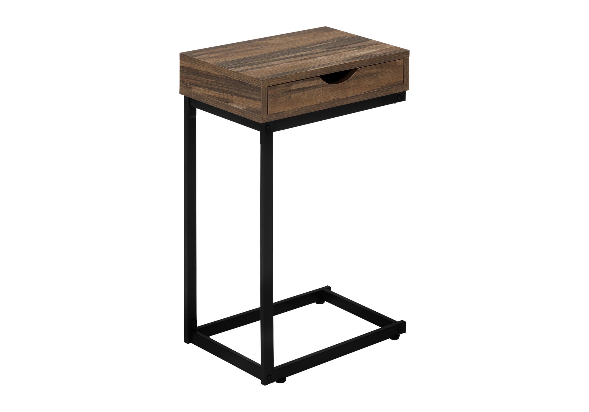 Accent Table, C - Shaped Contemporary Elegant Design