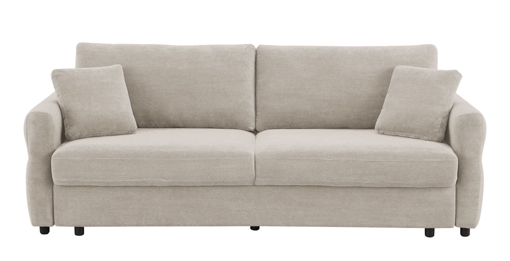 Haran Fabric Pull-Out Sleeper with Storage