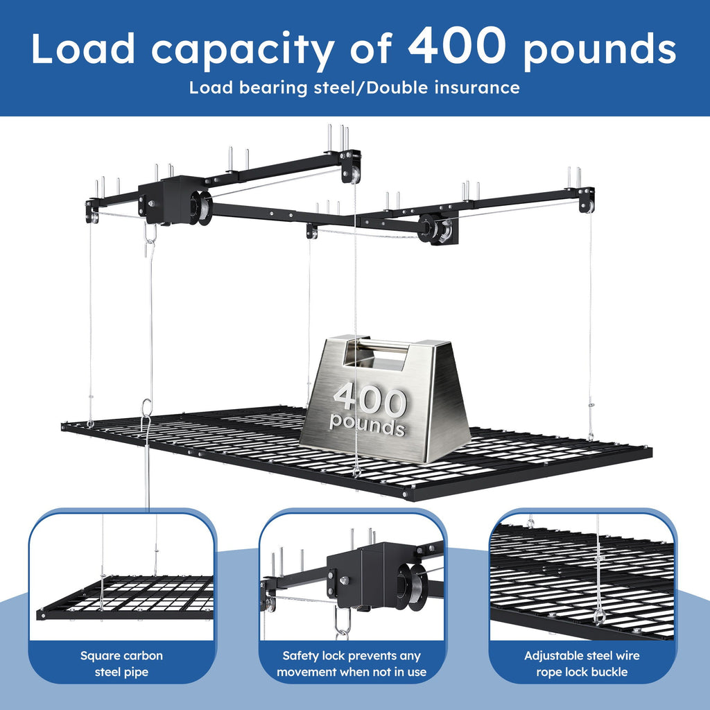 Overhead Garage Storage Rack