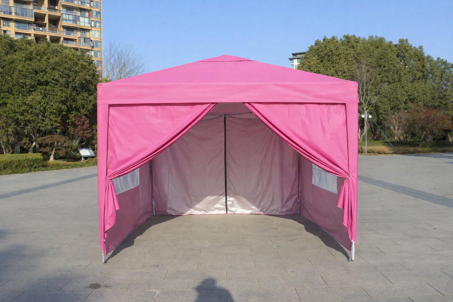 Outdoor 10x10 Ft Pop Up Gazebo Canopy Tent with Removable Sidewalls