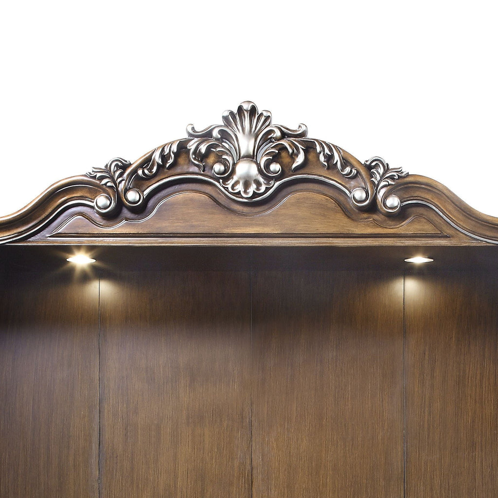 Latisha - Entertainment Center - Antique Oak