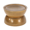Sparling Modern Iron Hourglass Coffee Table
