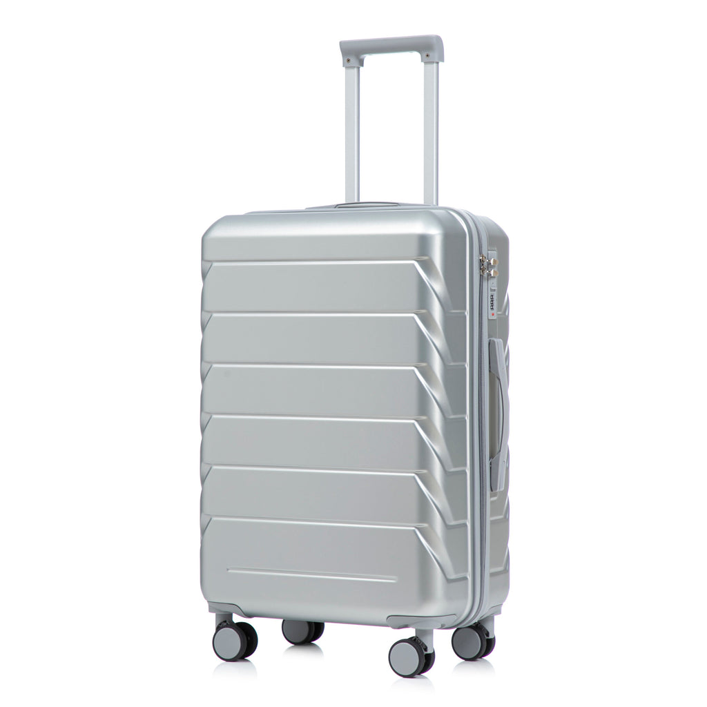 3-Piece ABS Spinner Wheel Luggage Set with Combination Lock