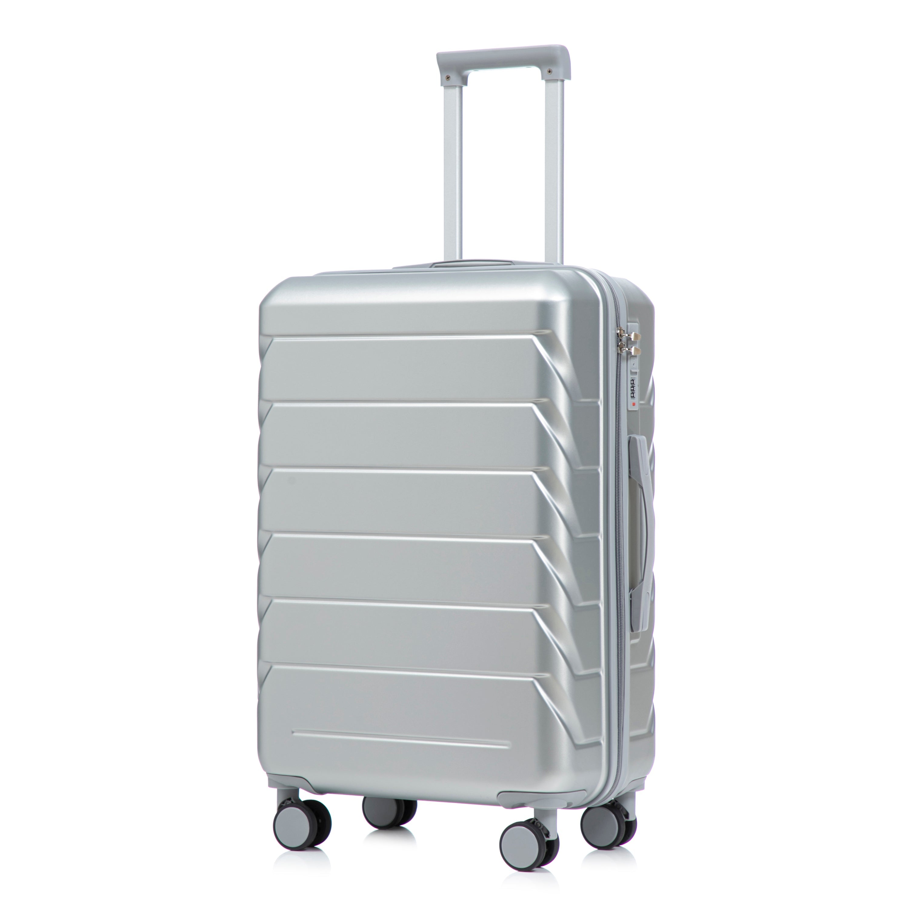 3-Piece ABS Spinner Wheel Luggage Set with Combination Lock