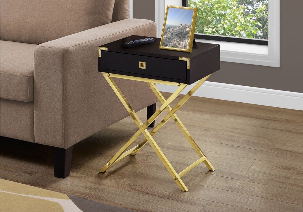 Accent Side Table with Storage Drawer