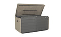 260 Gallon Plastic Deck Box with Lock and Wheels
