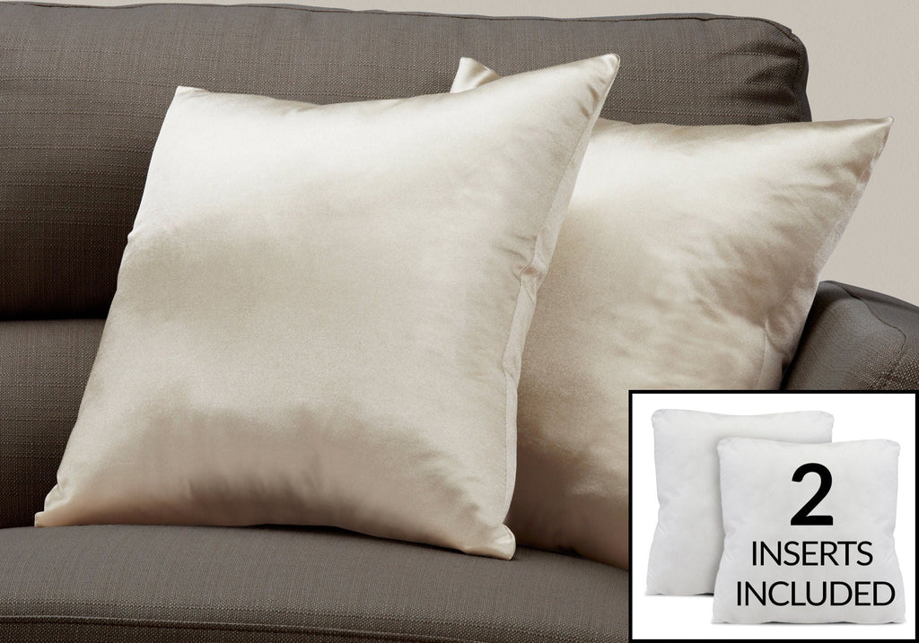 Square Decorative Throw Pillows with Hypoallergenic Insert