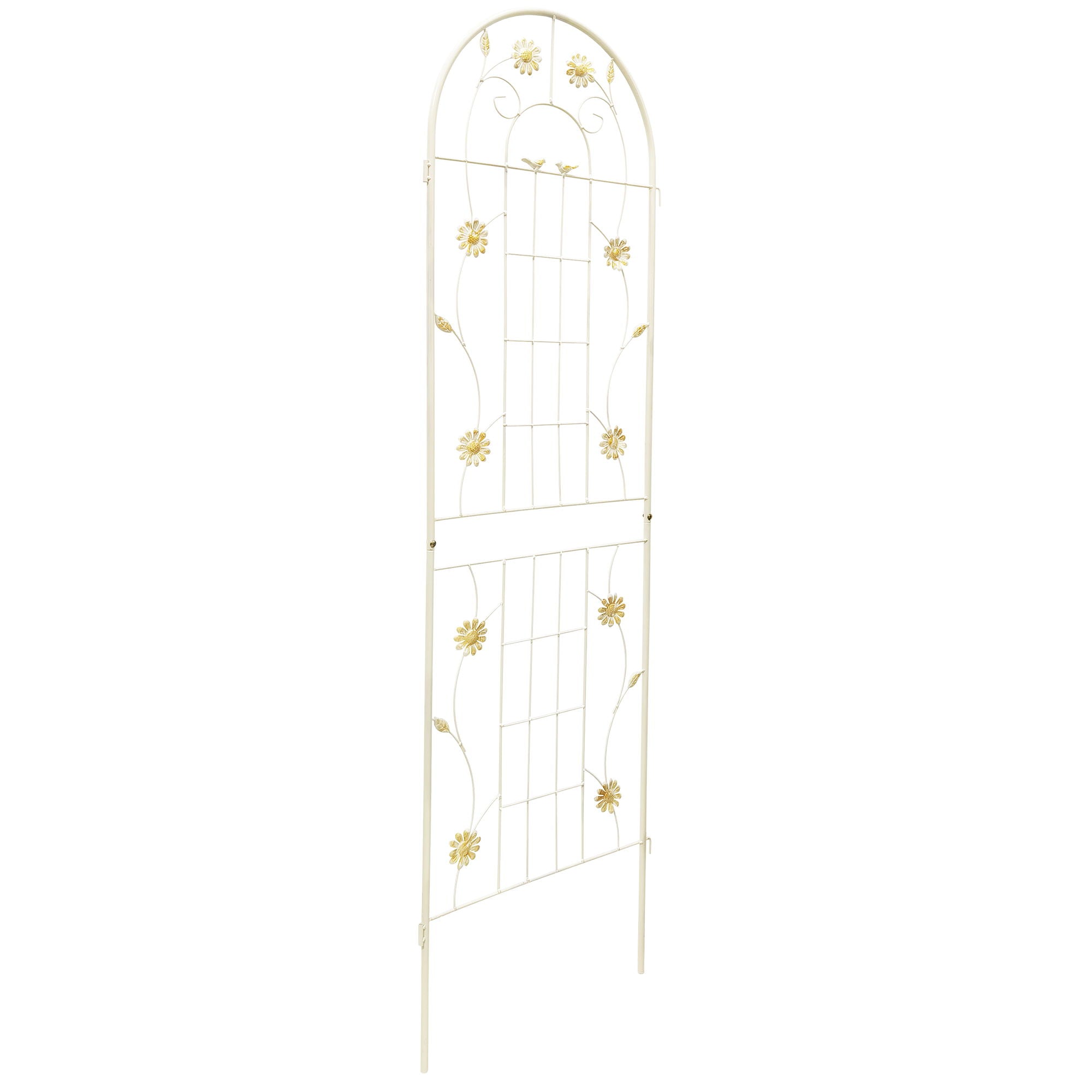 Metal Garden Trellis Rustproof Trellis For Climbing Plant Outdoor Flower Support