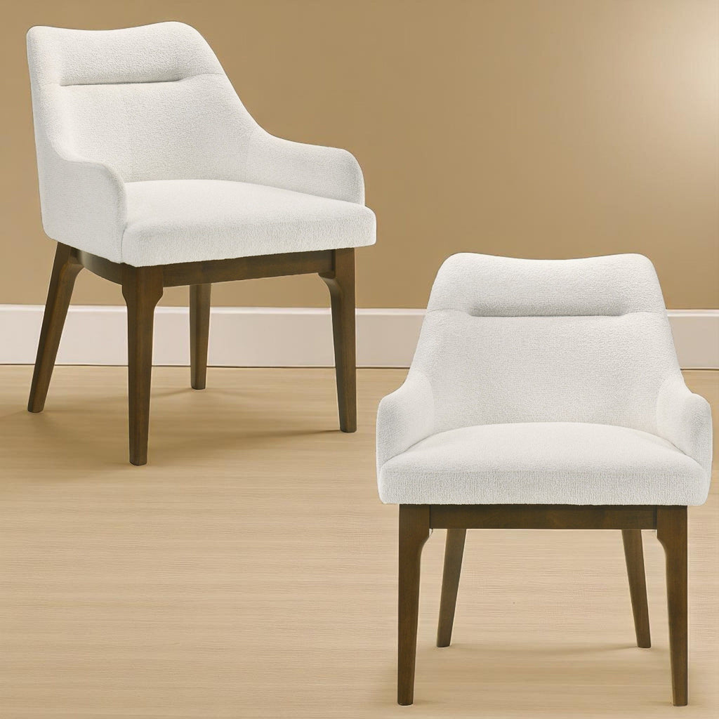 Kasha - Side Chair (Set of 2) - Beige / Oak