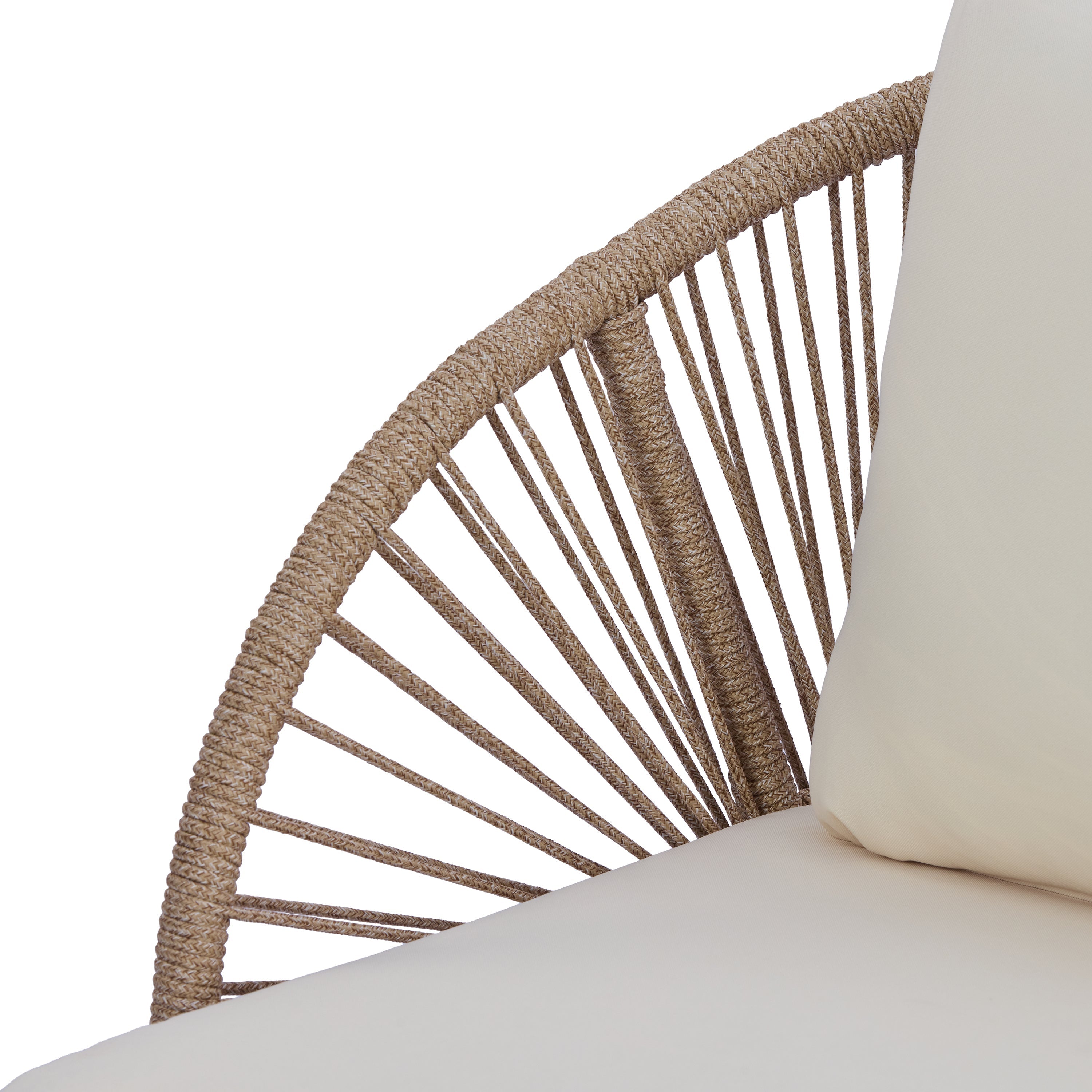 Acacia Wood Outdoor Club Chair, Curved Tub Design Patio Chair