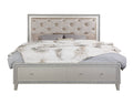 Sliverfluff Bed With LED Storage